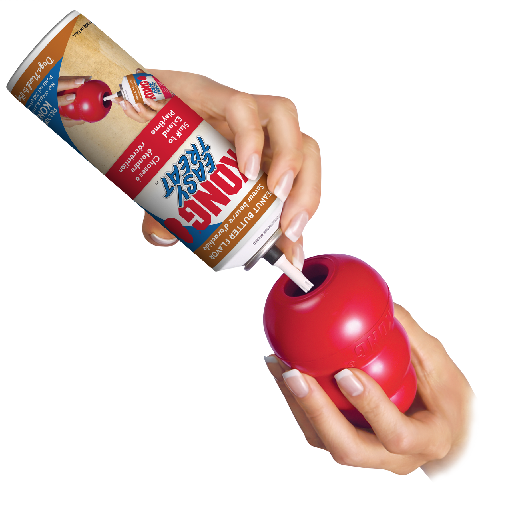 KONG Easy Treat jordnötssmör 236 ml för hundar