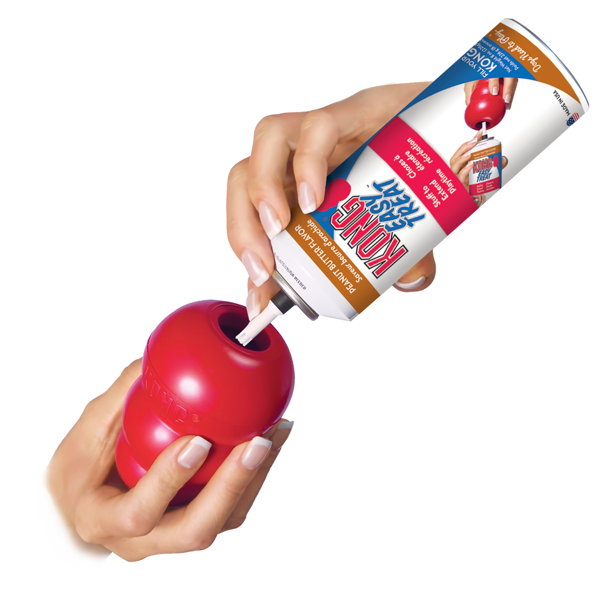 KONG Easy Treat Lever 236 ml för hundar