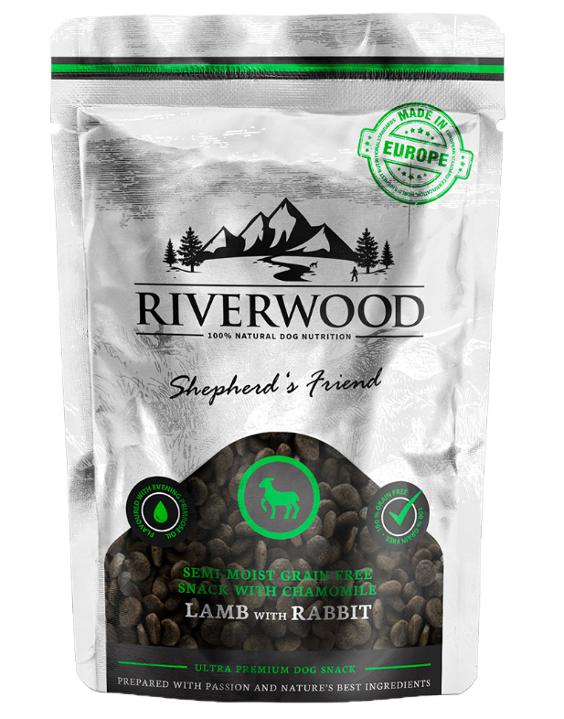 Riverwood semi-blöt spannmålsfri lamm & kaningodis 200 g
