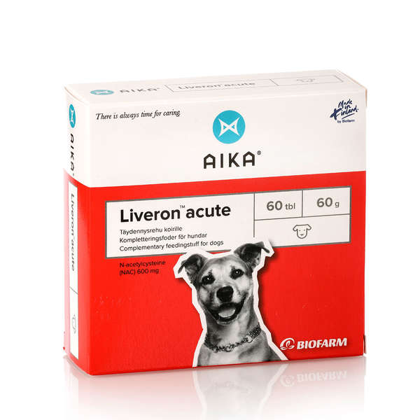 AIKA Liveron Acute for dogs 60 tablets