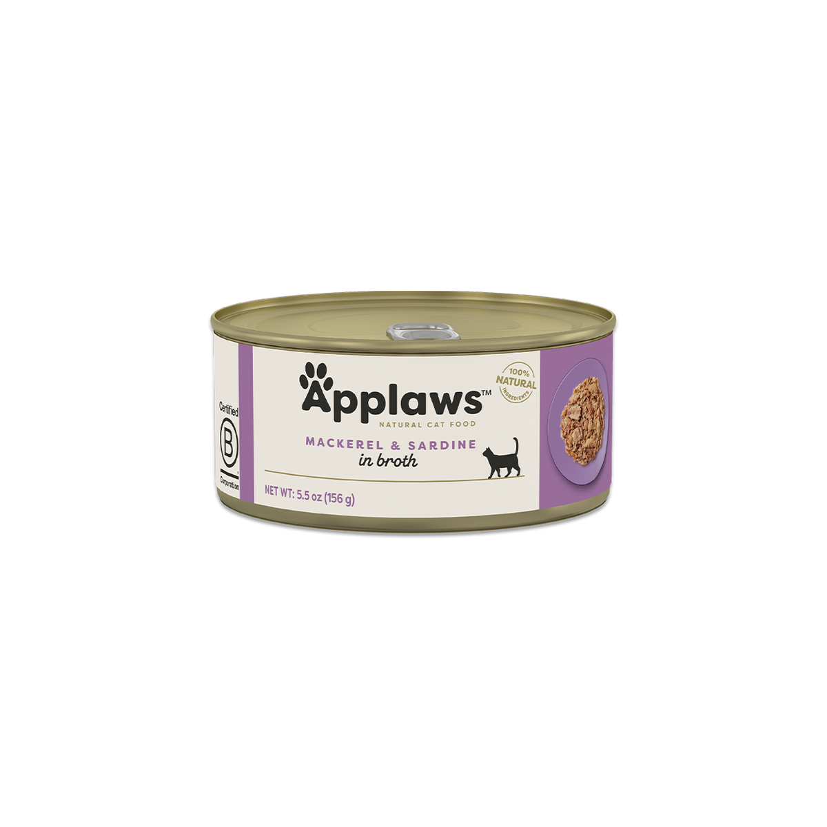 Applaws Adult Cat Mackerel with Sardine in Broth 24 x 70 g