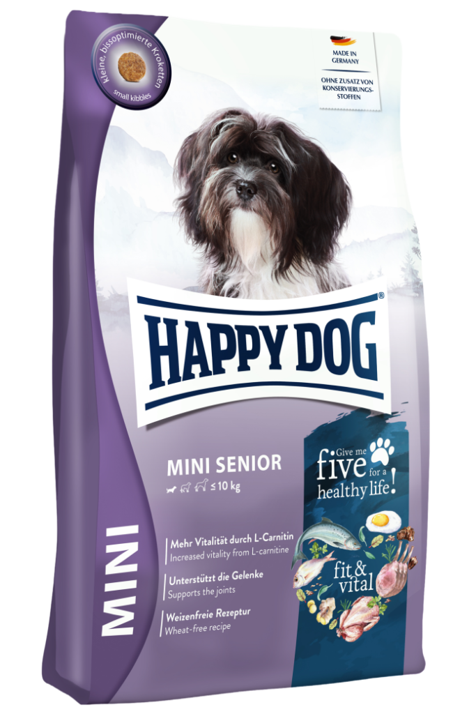 Happy Dog Fit & Vital Mini Senior 4 kg för hundar