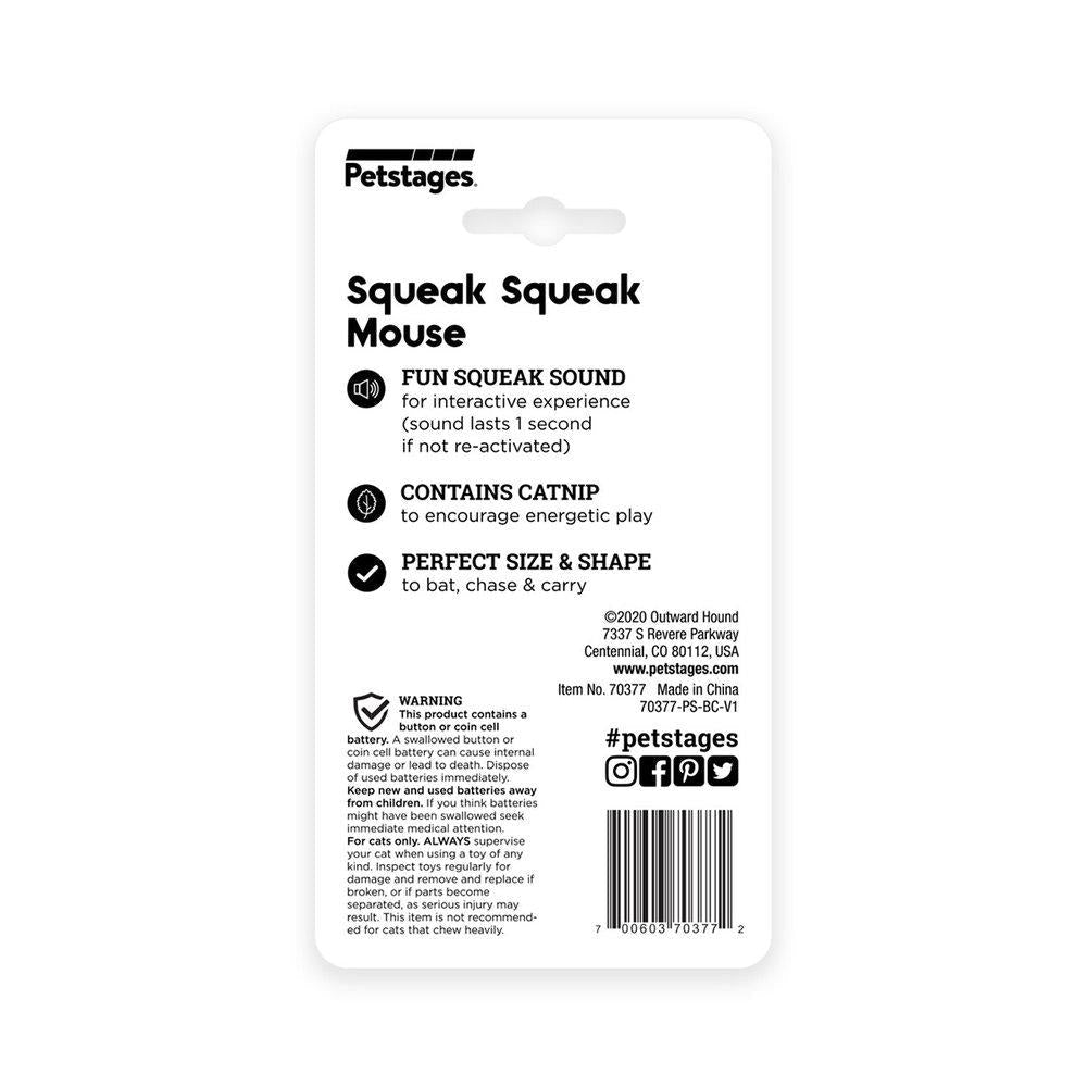 Petstages Squeak Squeak Mouse kattleksak