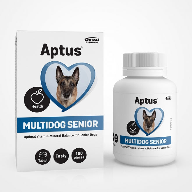 Aptus Multidog Senior multivitamiinitabletid eakatele koertele 100 tk
