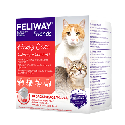 Feliway Friends Diffusor och Feromonlösning för Katter 48 ml