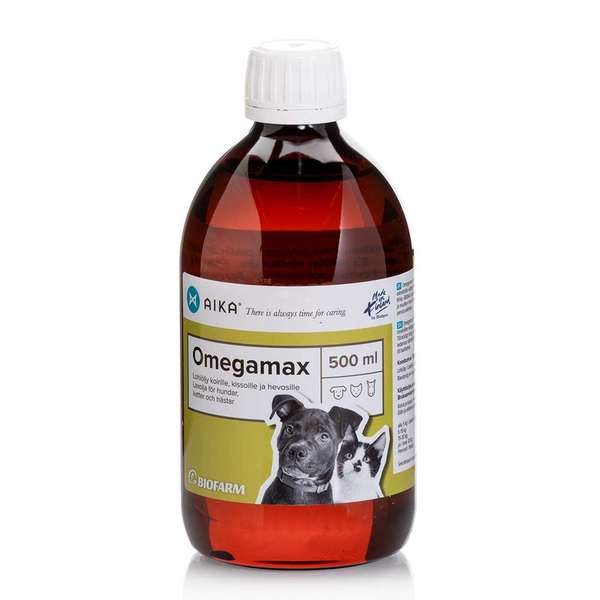 AIKA Omegamax laxolja för hund, katt och häst