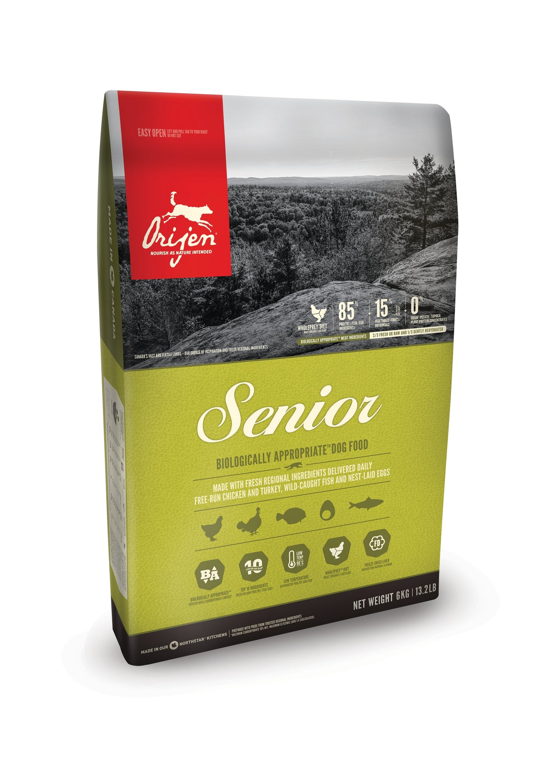 Orijen Dog Senior Grain Free Hundfoder 6 kg