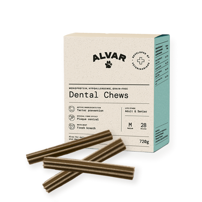 Alvar Pet Dental Chews tuggben