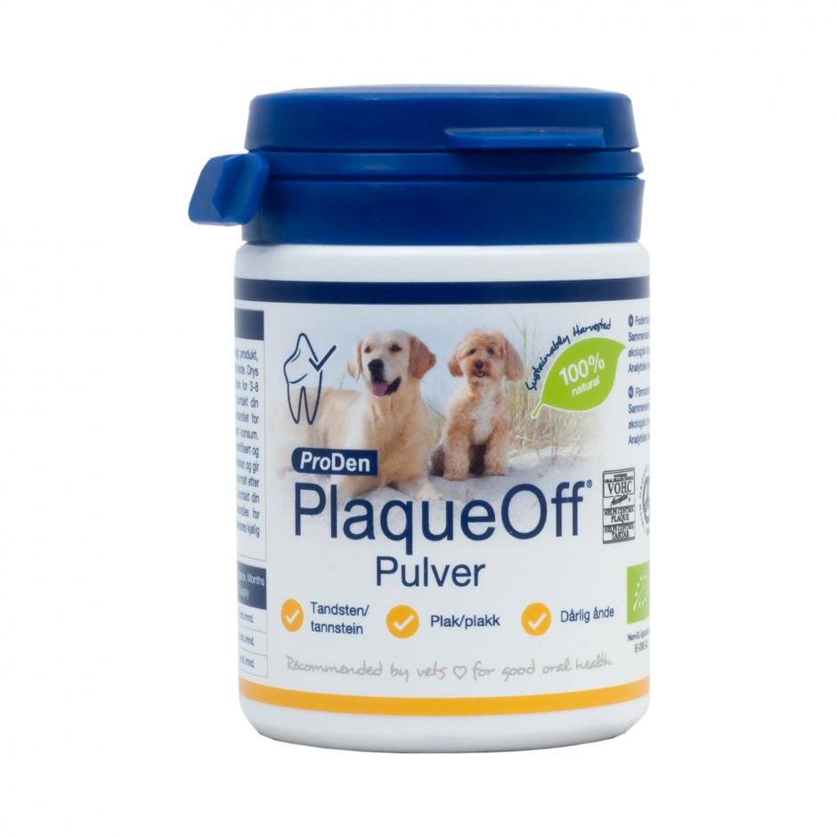 PlaqueOff pulver för hund 60 g