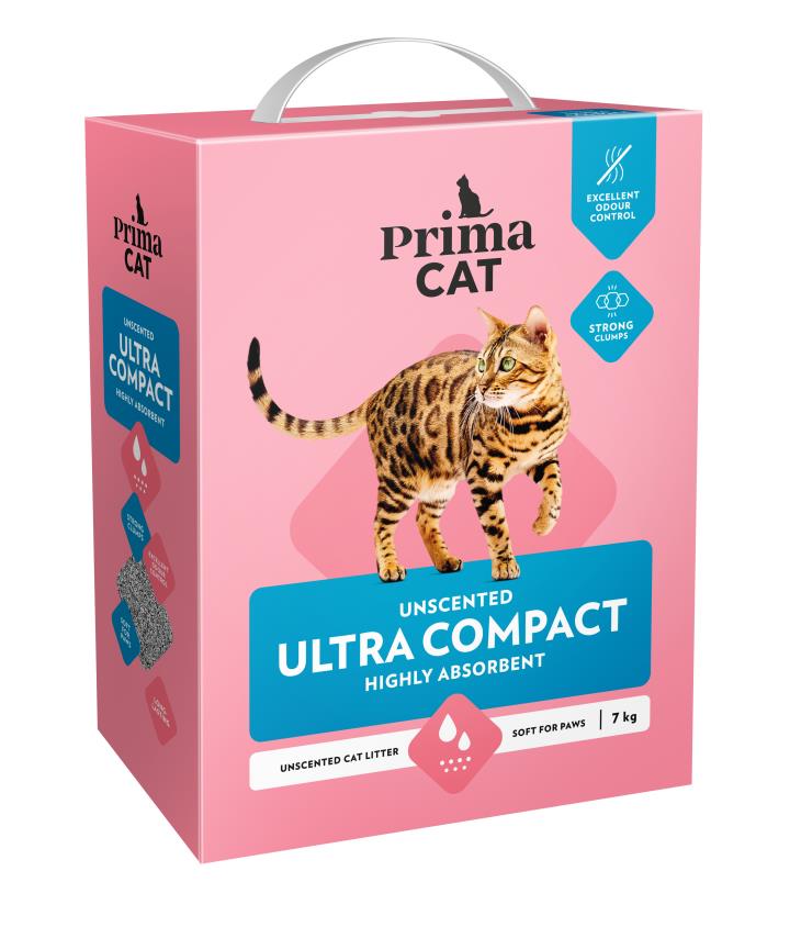 PrimaCat Ultra Compact Unscented Cat Litter 7 kg