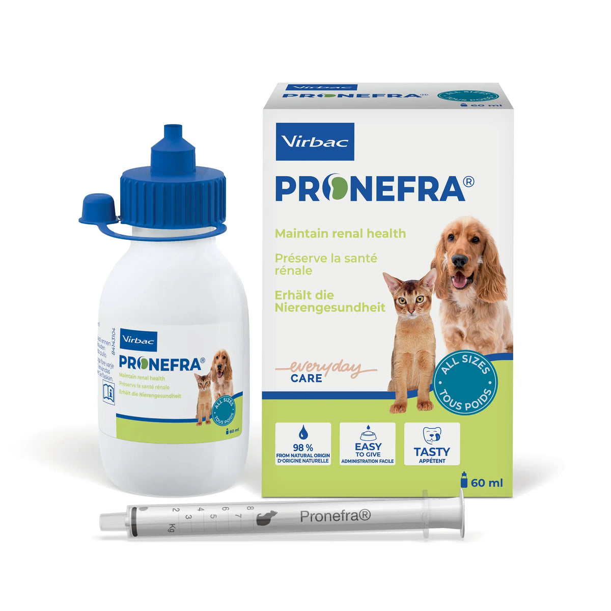 Pronefra orallösning för hund och katt