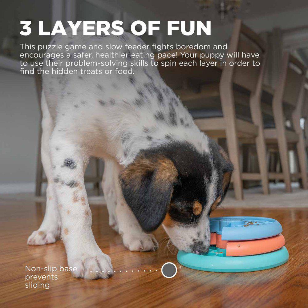 Nina Ottosson Puppy Lickin' Layers aktiveringsleksak för valpar