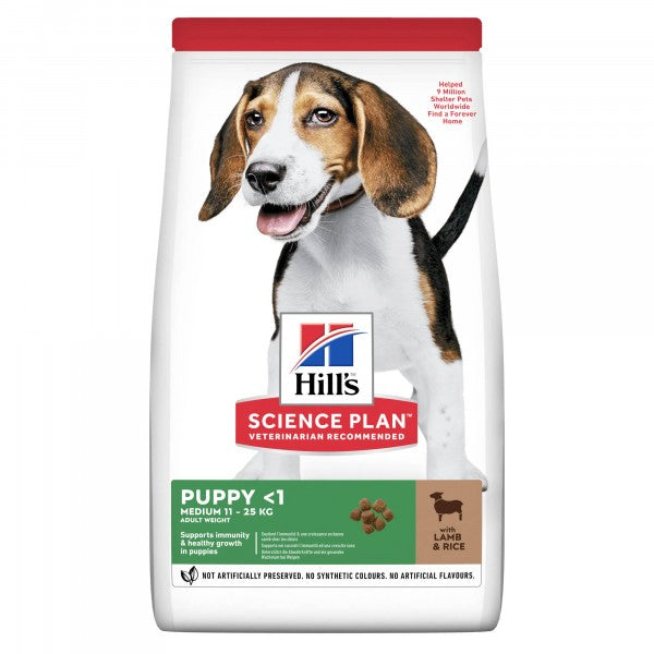 Hill's Science Plan Puppy Medium with Lamb & Rice for Dogs