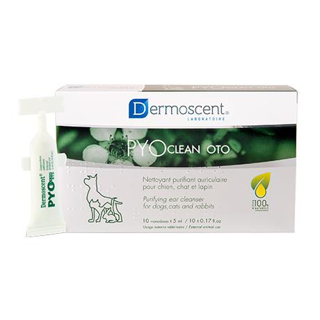 Dermoscent PYOclean Oto för husdjur 10 x 5 ml