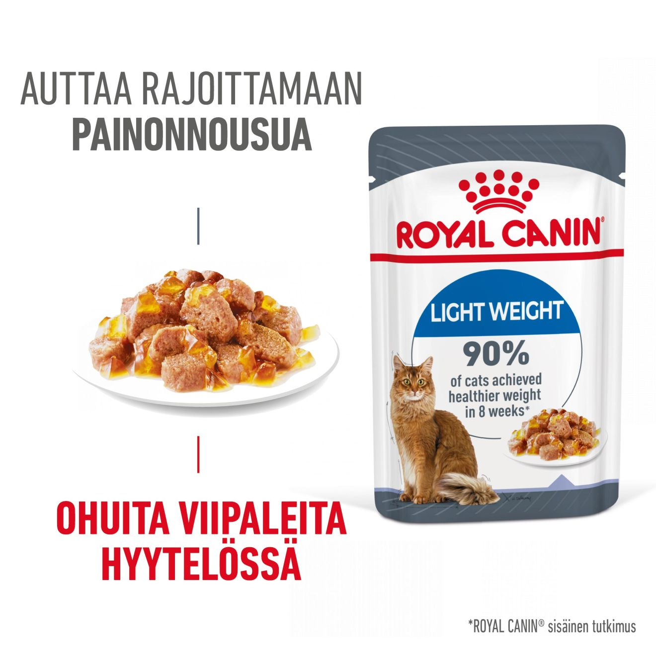 Royal Canin Light Weight Care Jelly Adult våtfoder för katt 12 x 85 g
