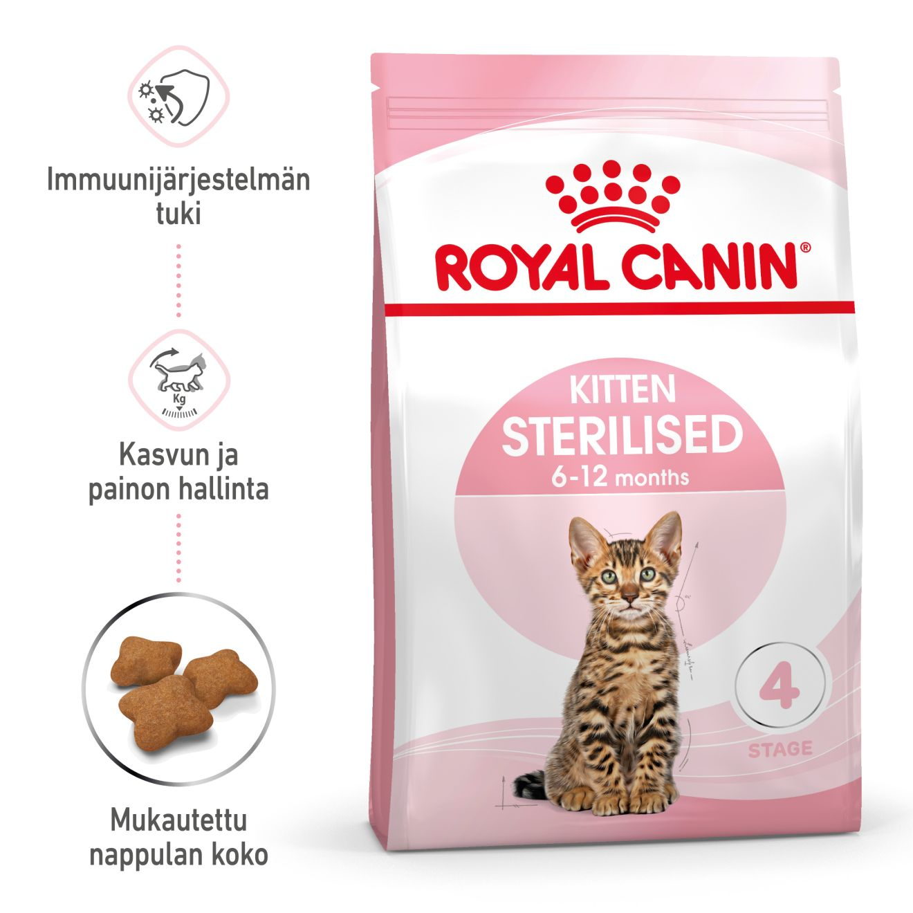Royal Canin Kitten Sterilised 2 kg för kattungar