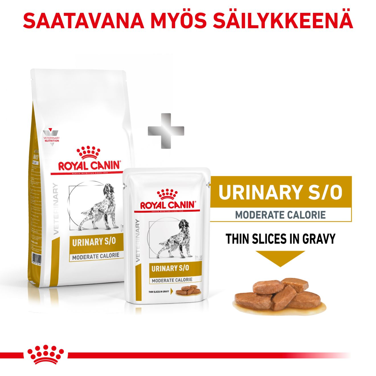 Royal Canin Veterinary Diets Urinary S/O Moderate Calorie torrfoder för hund 1,5 kg