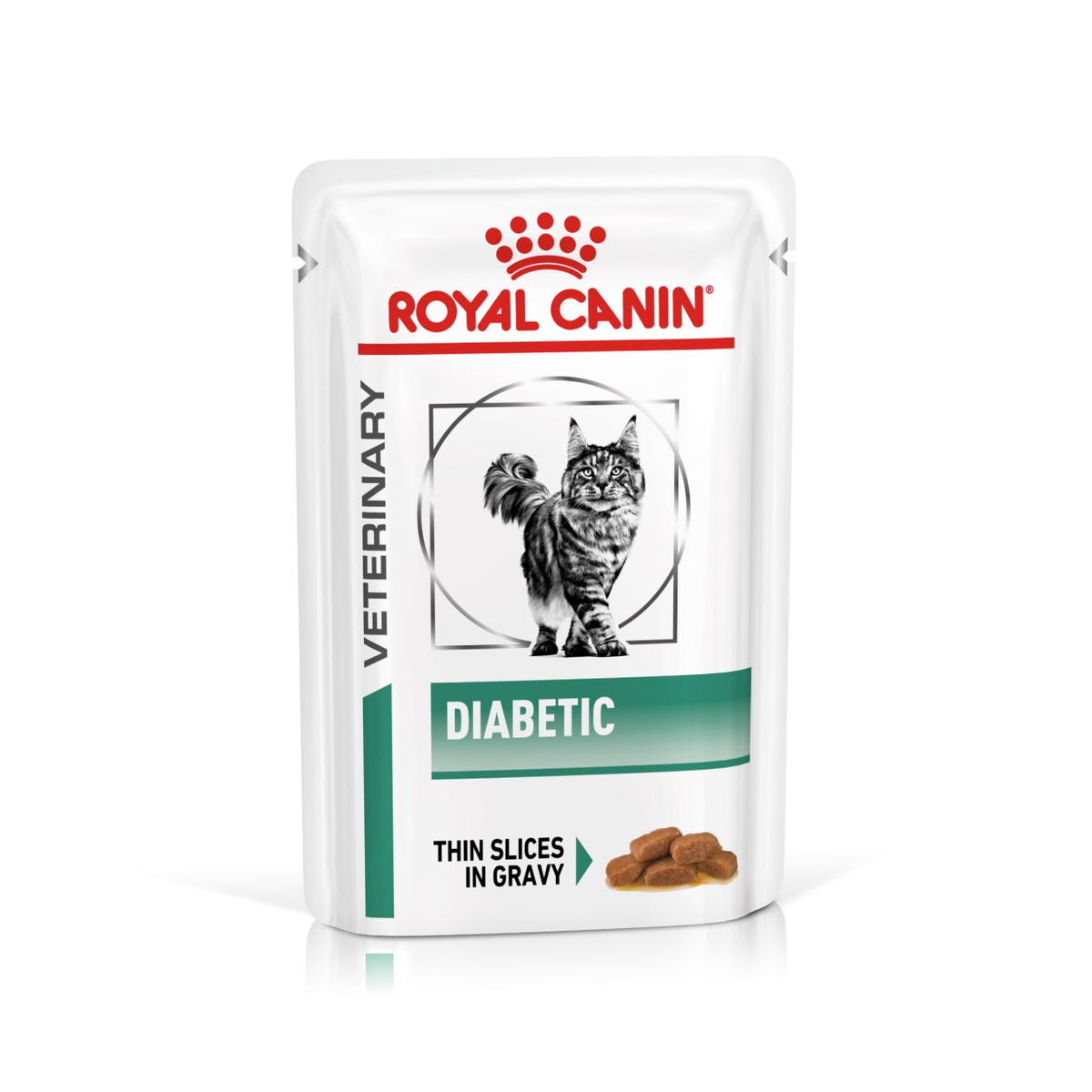 Royal Canin Veterinary Diets Weight Management Diabetic Bitar i sås våtfoder för katt 12 x 85 g