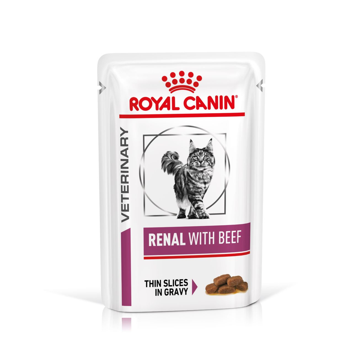 Royal Canin Veterinary Diets Vital Renal Beef wet food for cats 12 x 85 g