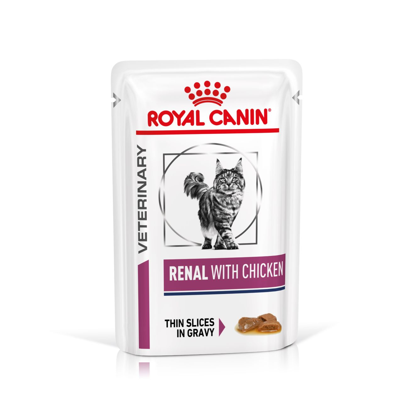 Royal Canin Veterinary Diets Vital Renal Chicken märgtoit kassidele 12 × 85 g MULTIPAKK
