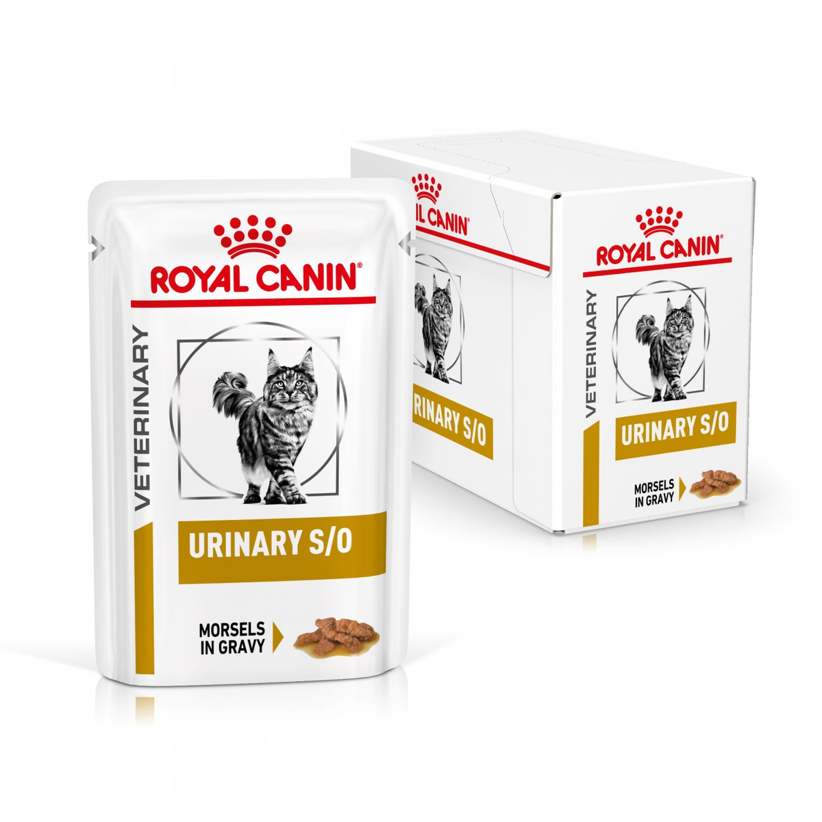 Royal Canin Veterinary Diets Urinary S/O Morcels in Gravy Pouch wet cat food 12 x 85g