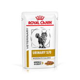 Royal Canin Veterinary Diets Urinary S/O Moderate Calorie Morcels in Gravy Pouch 12x85g våtfoder för katt