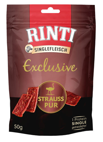 Rinti Singlefleisch Exclusive Pur struts 50 g
