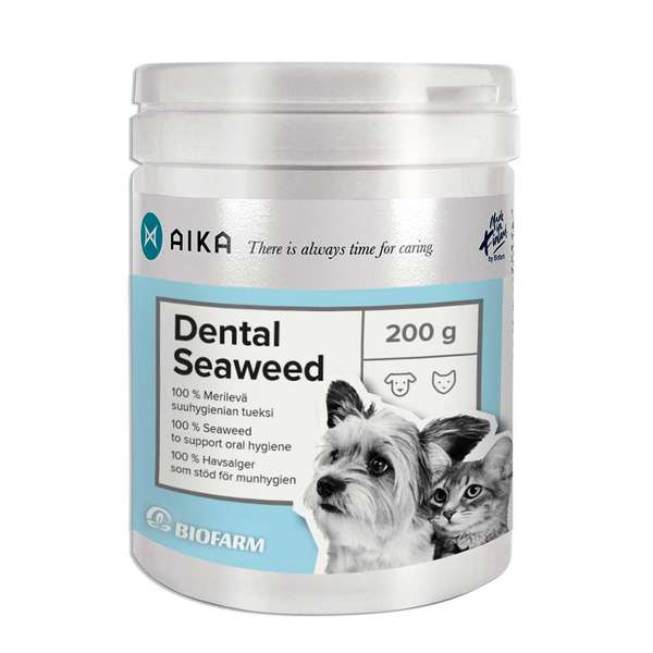 Aika Dental Seaweed för hundar och katter 200 g