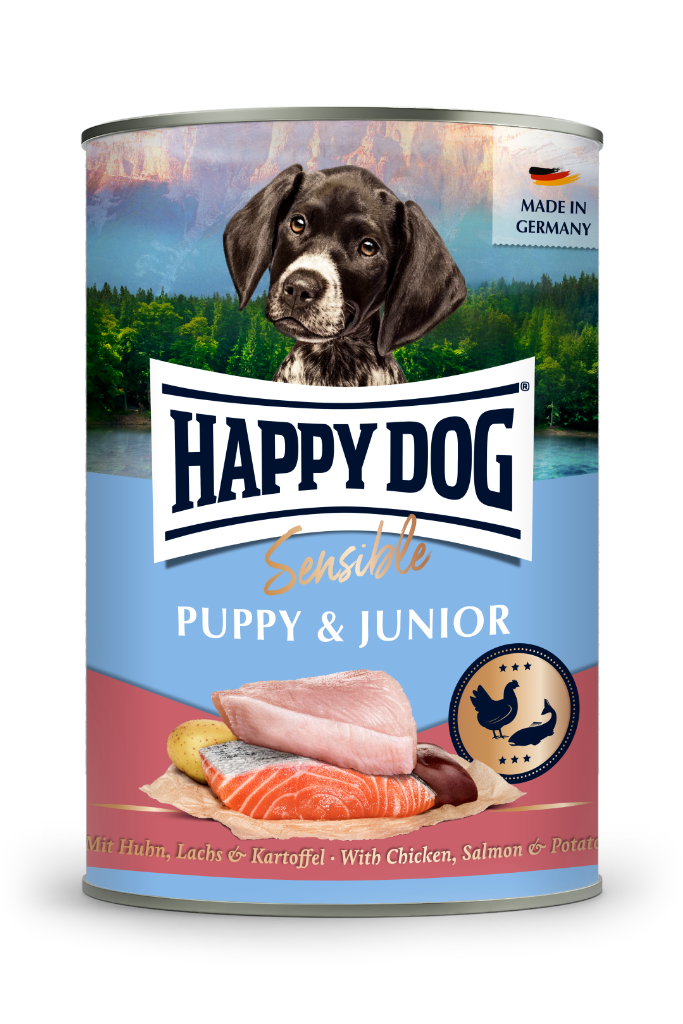Happy Dog Sensible Puppy & Junior - Valpfoder 6 x 400 g