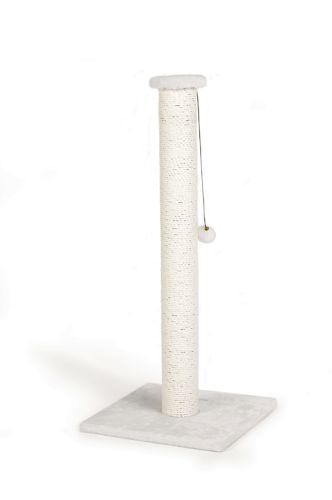 Beeztees Serpa kraapimispost valge 40 × 40 × 90 cm