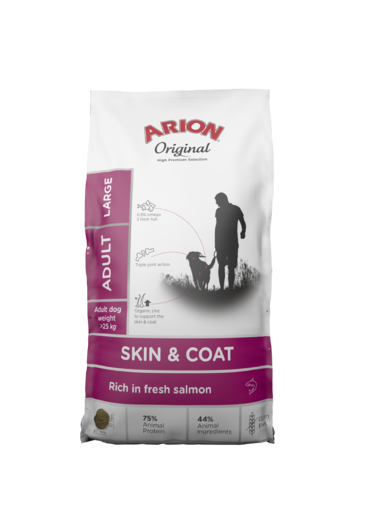 Arion Skin & Coat Large Fisk 12 kg för hundar