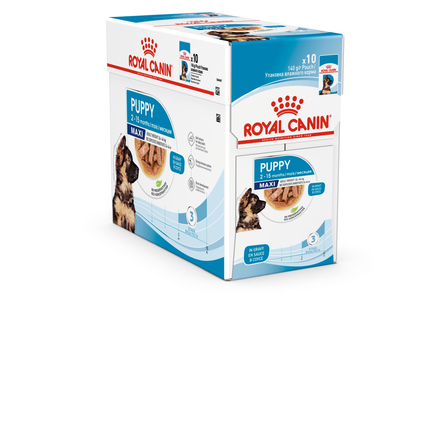 Royal Canin Maxi Puppy Gravy våtfoder för hundvalp 10 x 140 g