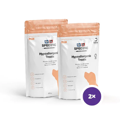 Specifc CT-HY hypoallergent hundgodis 2 x 300 g DUBBELPACK