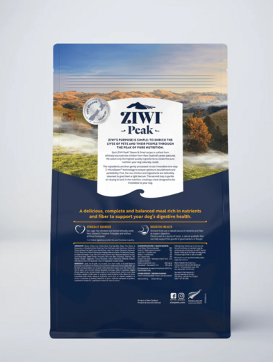 ZiwiPeak Steam & Torkad Kyckling för Hundar 800 g