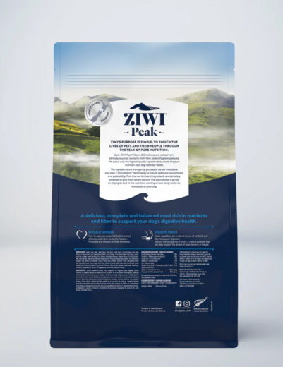 ZiwiPeak Steam & Torkat lamm för hundar 800 g