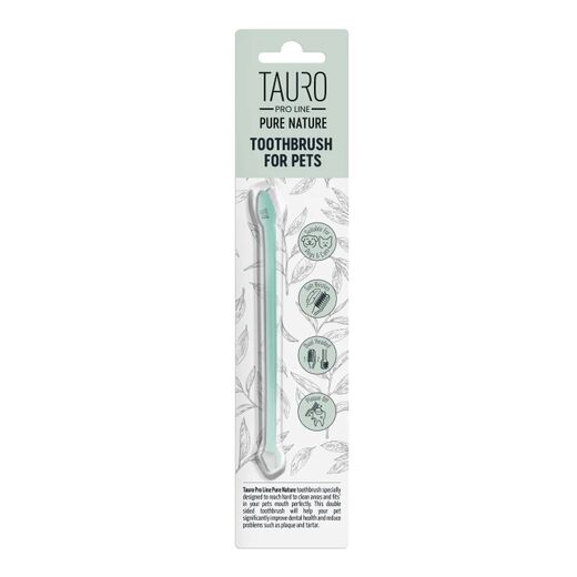 Tauro Pro Line Pure Nature tandborste för husdjur 1 st