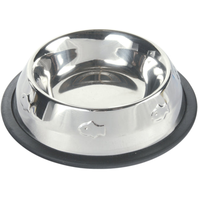 Trixie Steel bowl with anti-slip 0.2