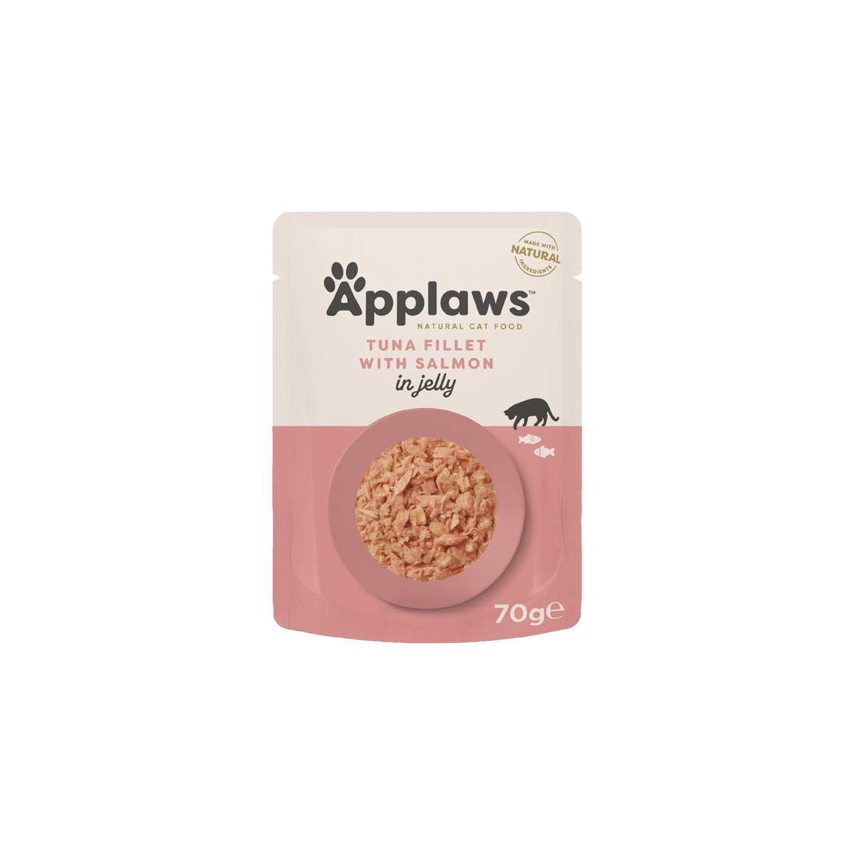 Applaws Adult Tuna Fillet with Salmon in Jelly 70 g