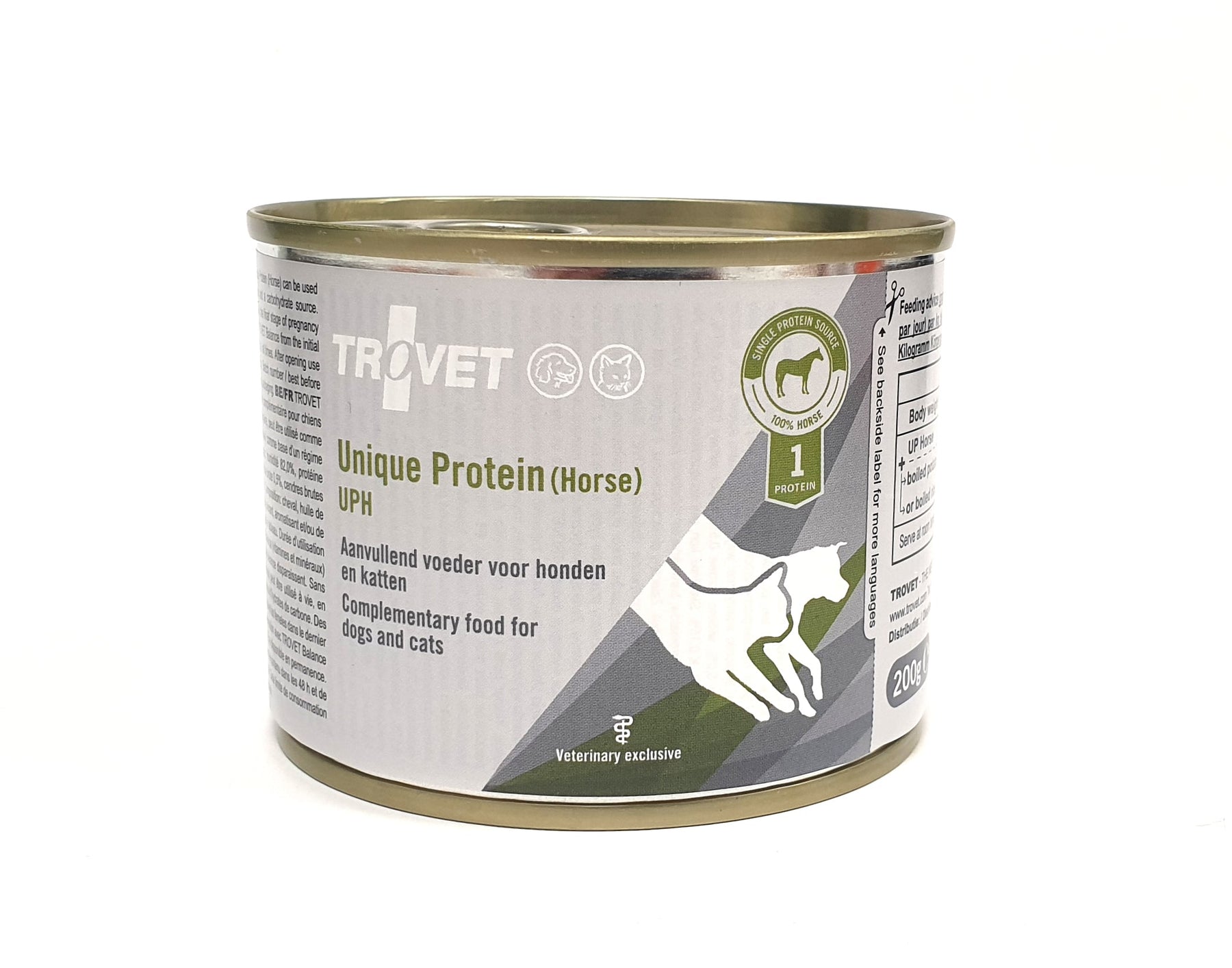 Trovet Unique Protein UPH häst för katt och hund 6 x 200 g