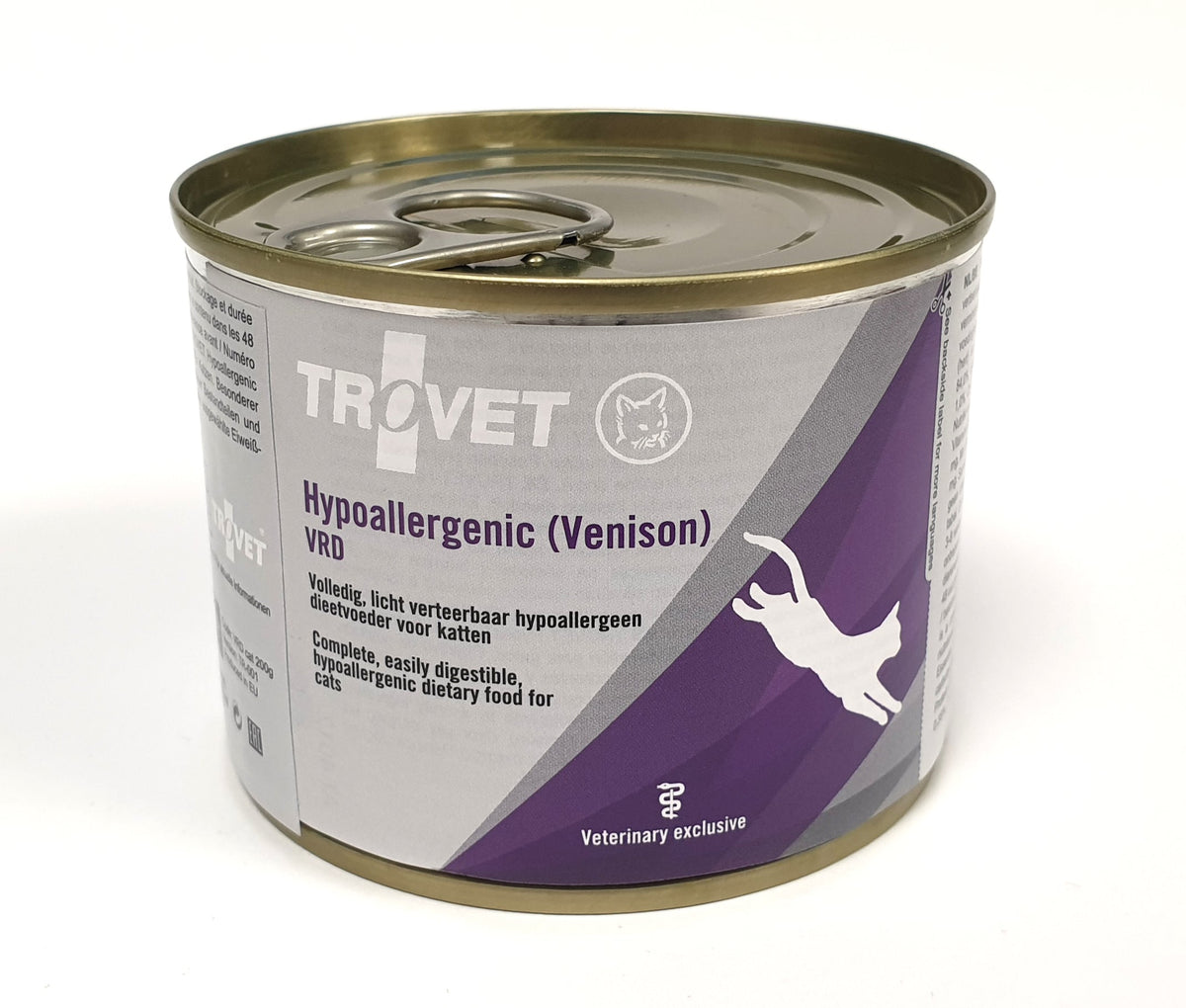 Trovet VRD Hypoallergenic hjort-ris våtfoder för katt 200 g PROVFÖRPACKNING
