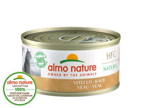 Almo Nature HFC märgtoit kassidele vasikalihaga, 70 g