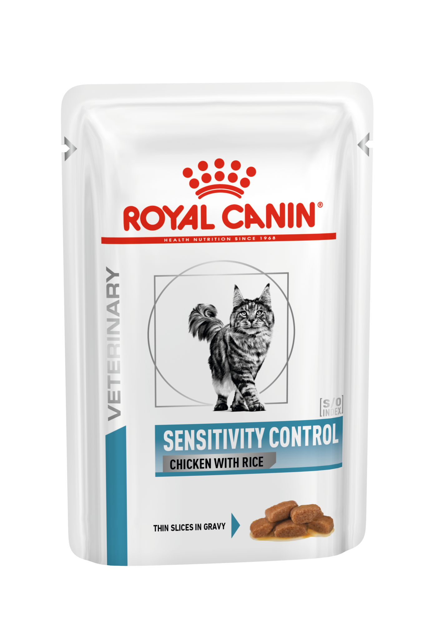 Royal Canin Veterinary Diets Derma Sensitivity Control Chicken märgtoit kassidele 12 x 85 g MULTIPAKK