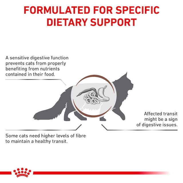 Royal Canin Veterinary Diets Gastrointestinal Fibre Response Gravy Pouch våtfoder för katt 85 g