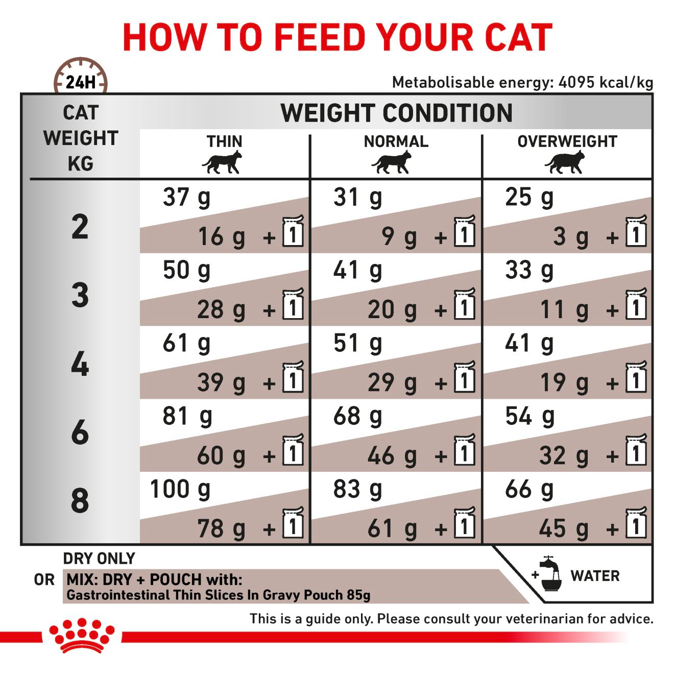 Royal Canin Veterinary Diets Gastrointestinal kuivtoit kassidele 400 g