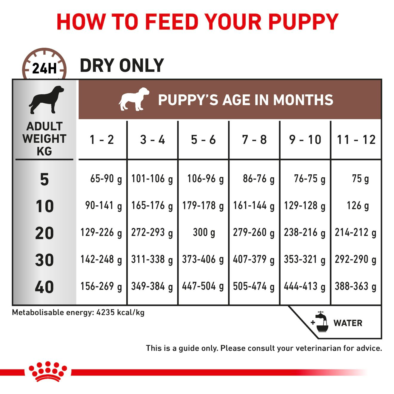 Royal Canin Veterinary Diets Gastrointestinal Puppy torrfoder för hund 10 kg