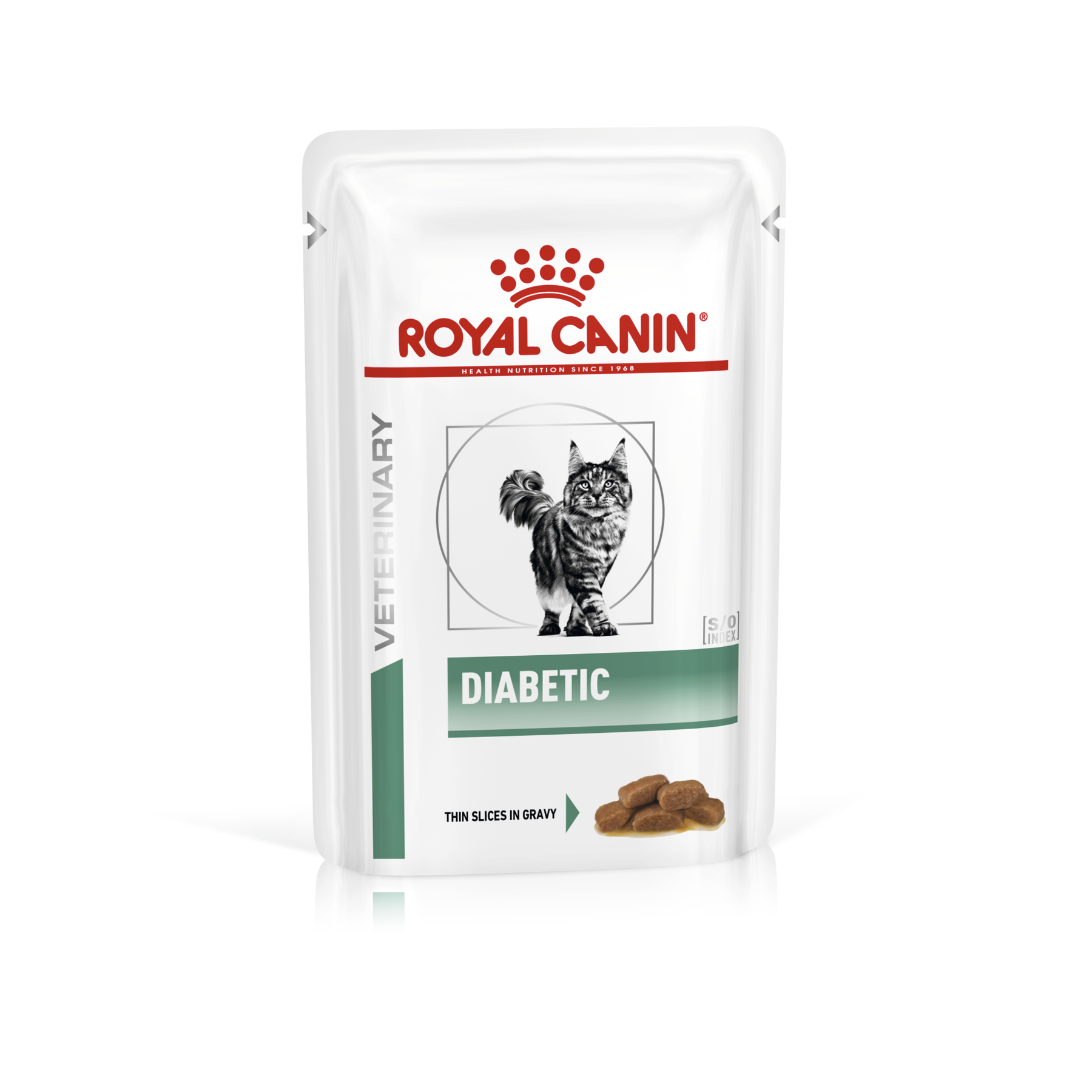 Royal Canin Veterinary Diets Weight Management Diabetic Bitar i sås våtfoder för katt 12 x 85 g