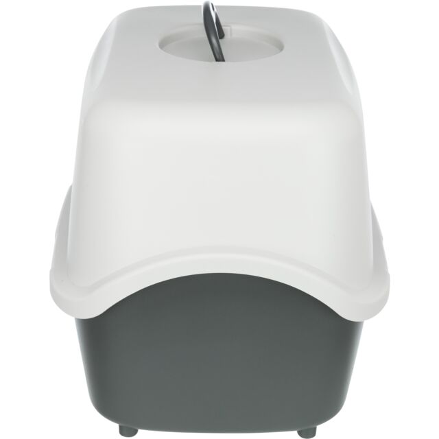 Trixie cat litter box covered grey