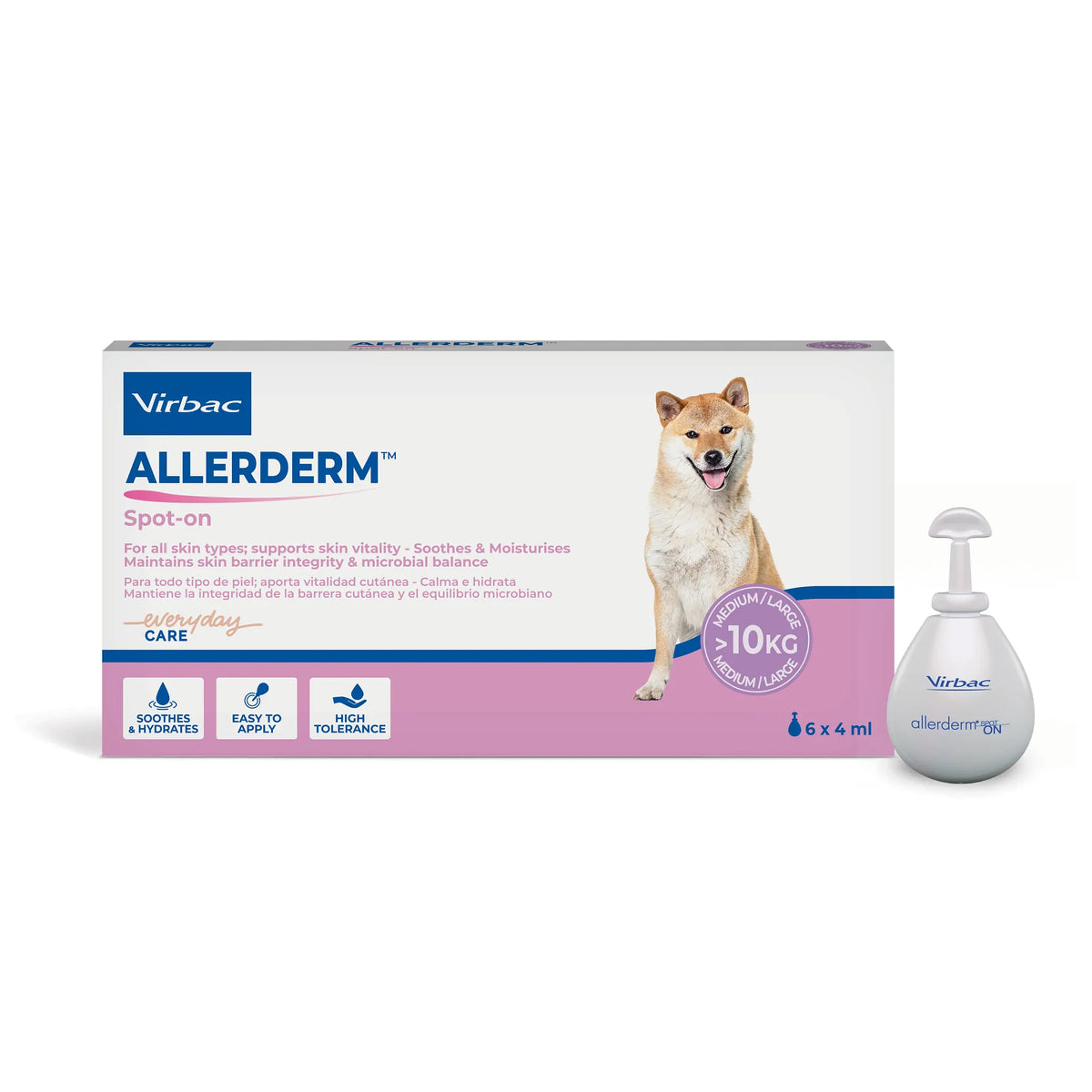 Allerderm Spot-On lösning för hund 6 x 4 ml