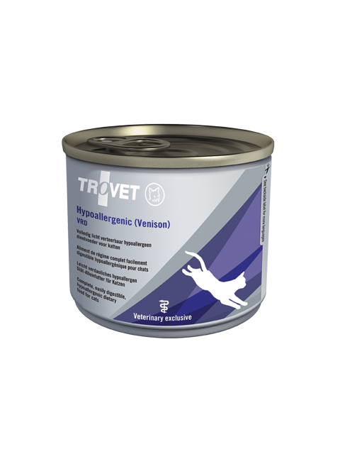 Trovet VRD Hypoallergena Deer-Rice för katter 12 x 200 g