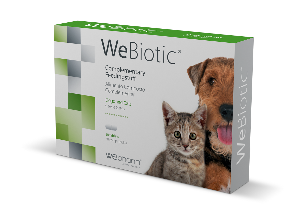 Wepharm WeBiotic tabletter för hundar och katter 30 st